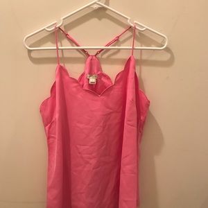 J. Crew Factory scallop tank